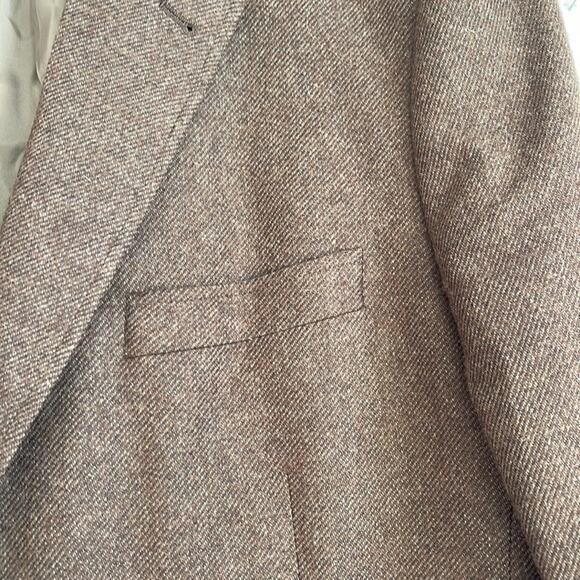 Brooks Brothers Yorkshire Tweed by MOON wool cashmere two button sport coat 46R - Picture 4 of 8